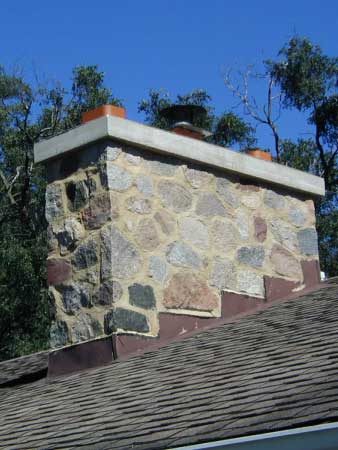 Completed Chimney Masonry Repairs with New Crown Coat